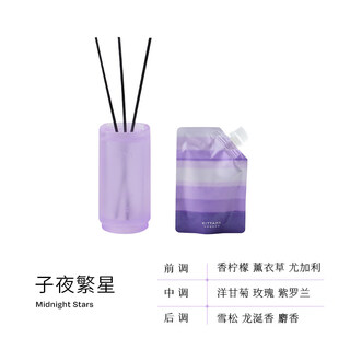 Shantou lincun lieer c ximosi yili lavender fireless aromatherapy gift box midnight stars 68ml