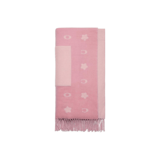 Coach tassel warm and fashionable wool scarf women's pink default f
