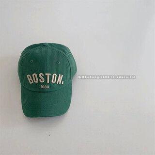 Yeehoo children's hat boys and girls spring and autumn ins korean version new hip-hop peaked cap fashionable baby baseball cap trend military green_1630 baseball cap 170 4-8 years old (head circumference 50-54cm)_soft top hat shallow_adjustable