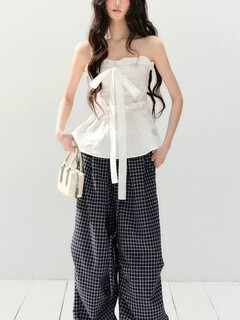 7shiftin original design spring and summer new sweet and spicy waist lace vest slimming slim tube top for women white s