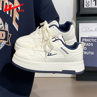 Pull-back shoes for women 2026 new spring all-match popular white shoes for women thick-soled couples men and women casual trendy sneakers beige blue 35