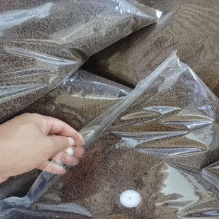 Pe fermentation bag packaging seven-layer co-extruded film feed fermentation bag breathing film one-way exhaust fermentation feed bag air valve bag fermentation feed bag transparent 100 pieces 560*1000*200/2 single valve