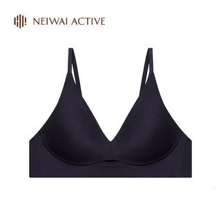 Neiwai hollow triangle cup bra nw231wu1128 dark purple 80b (l)