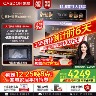 凯度（CASDON）【杨幂代言】嵌入式微蒸烤 国家补贴  变频微波 烤贝果2025新品 微蒸烤一体机 SR52SDF24-SR Pro 