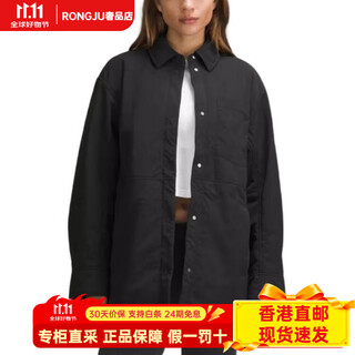 lululemon露露乐蒙女款防风保暖多口袋夹克 黑色 XL