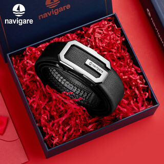 Navigare italian small sailing belt men's automatic buckle belt men's cowhide inner buckle trouser belt new year's gift for boys