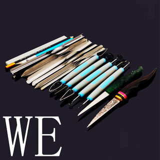 Zhuo shi fruit carving knife food carving knife chef carving knife set bladed pull carving knife stab knife carving knife purple 6cm