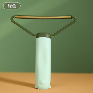 Kimpetskimpets scraper pet cat hair cleaner carpet cleaning artifact cleaning bed carpet hair cleaning pet scraper-green