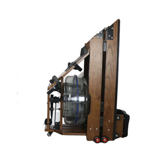 Mdzmys classic silent intelligent wooden boat painting machine home sports and fitness equipment folding waterproof boat painting machine ash wood folding model