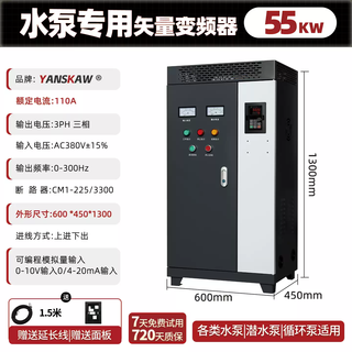 Frequency conversion control cabinet 4/11/15/22kw frequency converter 30/45/75 kilowatt 90/160/185 speed control box 55kw