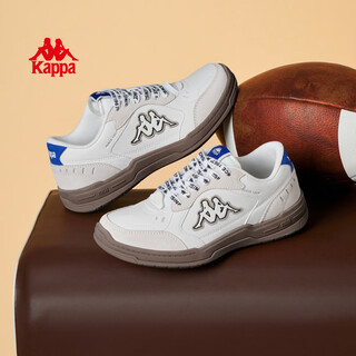 Kappa kappa women's shoes sports shoes 2026 spring new soft sole light casual shoes outdoor versatile wear-resistant running shoes classic white/brown gray 37