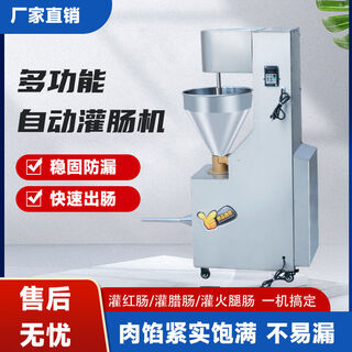 Jingwujie electric sausage stuffing machine commercial fully automatic multi-function vertical small blood sausage ham red sausage sausage stuffing machine fixed speed new waterproof super silent