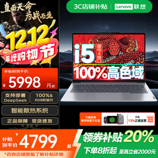 联想（Lenovo）拯救者Y7000P笔记本电脑2025【补贴20%】独显5060电竞商务办公学生设计师建模渲染手提本可选 补贴”i5全新13代16G 1T固态升级TB14 【可选拯救者Y7000P 