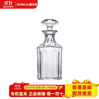 Baccarat christmas gift harcourt haku series decanter bottle transparent/red transparent