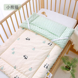 Special mattress for newborn babies class a diaper table mat kindergarten children's spliced mattress quilt 80*40cm nursing table regular red panda - green four seasons - washable