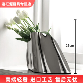 Mppmck nordic personality 304 stainless steel ice bucket kiskin european barrier-free luxury stainless steel champagne bucket creative gold champagne bucket