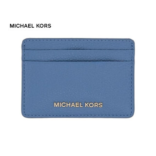 Michael kors michael kors (michael kors) fw25 light luxury women's card holder with logo blue one size