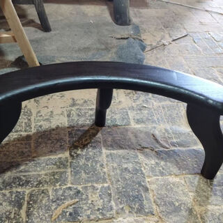 Fantasy armrests, bed, zen style, ancient style tatami, bay window, coffee table, coffee table, chinese style kang table, ancient black, approximately 72cm long, 30cm high