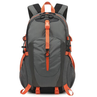 Xia fanxi xiofarsey travel mountaineering bag outdoor hiking sports waterproof men's and women's lightweight backpack large capacity travel lightweight backpack ds-06-grey-standard version-no spine guard