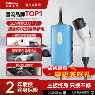 Wattsaving energy efficiency electrical 3kw nine-hole dc car charging gun portable home 16a new energy home car charger adapted to weilai xiaopeng hongqi geely