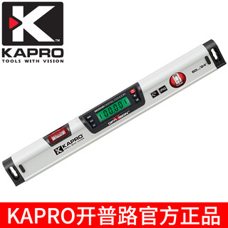 Kapro cape road digital display level magnetic level ruler electronic angle meter water and electricity installation tile level 905d digital display 905d-60cm (ip65 waterproof and dustproof)