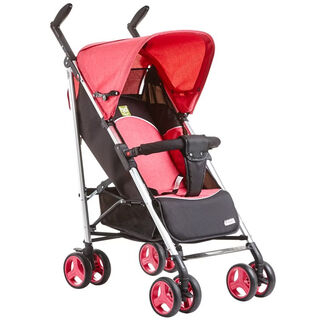 Happy dino baby stroller lightweight foldable sitable reclining umbrella stroller red