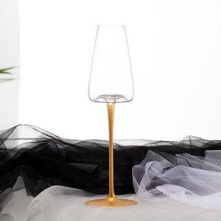 Yusenyi high-end red wine glass, knotted wine glass, champagne glass, home quick decanter glass, 230ml golden bottom champagne glass
