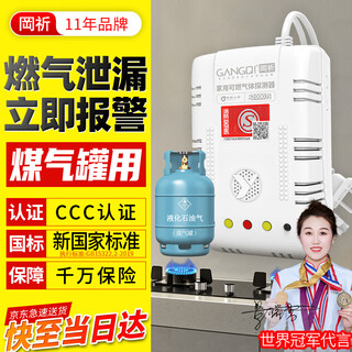 Gangqi jy-yj-601 gas alarm liquefied gas alarm combustible liquefied petroleum gas leak induction detection hotel kitchen home safety