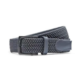 Nike men's belt waist adjustable woven elastic sports golf belt casual dark gray 051 l