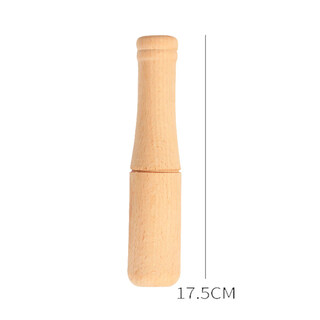 Tuojin imported quality earthenware coarse porcelain garlic mortar from germany, household old-fashioned garlic press, traditional garlic pounding jar, ceramic garlic jar smashing, single wooden hammer
