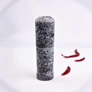 Fantasy stone mortar, garlic mortar, garlic pounder, garlic paste, bowl, jar, medicine pounder, medicine grinder, traditional chinese medicine, single stone hammer