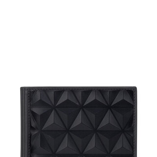 Dupont (s.t.dupont) apex men's black leather flame pattern wallet 1ax581bk1 black