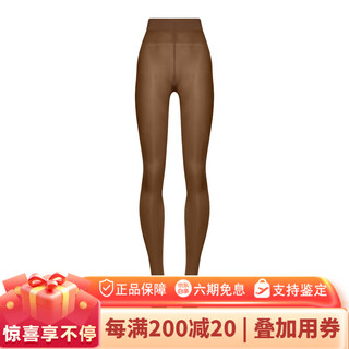 Wolford satin20d temperament women's soft and comfortable bare leg artifact black stockings 14776 4023_light brown 2xl