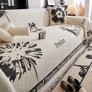 Fantasy sofa cover cloth, universal sofa cover for all seasons, popular new backrest cover, non-slip cover, full cover cushion, hook yarn z manli 180x320cm