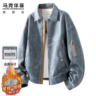Mark fairwhale chaqueta de invierno para hombre chaqueta de trabajo retro americana top informal de alta gama para hombre azul oscuro xl