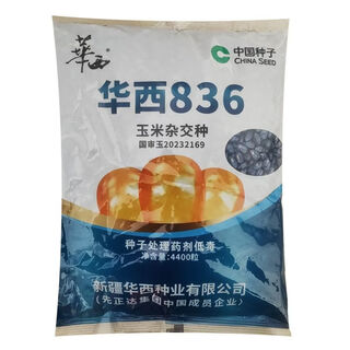 Семена кукурузы xihuaxi 836, одобрены на национальном уровне, высокоурожайные, большая палка, стабильная урожайность, устойчивы к болезням, устойчивы к высоким температурам, устойчивы к полеганию, полевой летний посев, оригинальный мешок huaxi 836, 4400 зерен