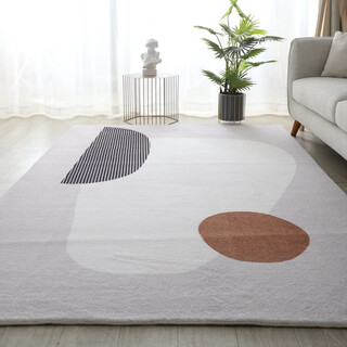 Fantasy imitation cashmere modern living room carpet bedroom bedside coffee table carpet nordic light luxury home carpet imitation cashmere rendering 8 80x120 cm encrypted version