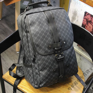 Ye yu men's casual backpack retro large capacity charging port computer bag fashion student school bag new