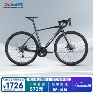 Xds road bike 2025 rc300 disc brake cable routing frame 16-speed gray black 480mm