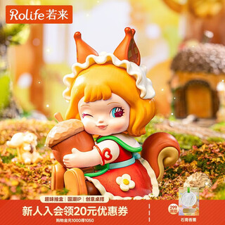 Rolife charline son of the forest trendy blind box toy figure birthday new year gift ornament single box