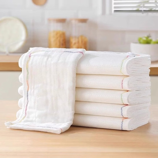 Yusenyi kitchen dishwashing cloth rainbow dishwashing cloth absorbent table wiping cloth kitchen oil cleaning household easy to clean 8 pieces 12 layers 30*30cm practical rag