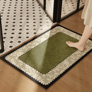 Fantasy diatom mud bathroom floor mat bathroom door absorbent foot mat toilet bathroom carpet bathroom shower anti-slip mat hangover twilight g fangheng diatom mud 60x90cm two-pack/10% off