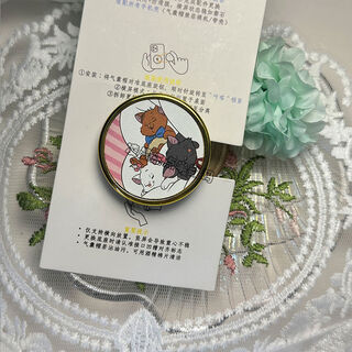 Litian bubble sao universal mary cat's new magnetic bracket anti-fall air bag bracket adapted to magnetic mobile phone protection kitten quilt pps single cap with adhesive seat