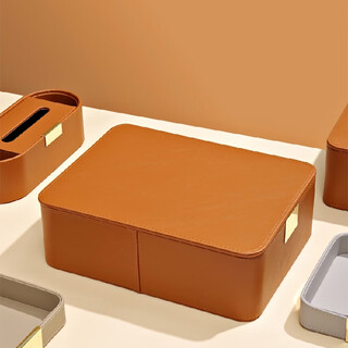 He jiagong sells wardrobe underwear storage box with lid for organized bras and socks. underwear box with lid and no grid in orange and gold color.