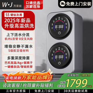 Vanguard double-barrel underwear washing machine, fully automatic washing machine for socks and underwear, wall-mounted four-chamber washing and drying machine, mini small household two-in-one baby washing machine, 25-year new gray black, wall-mounted | desktop dual-use, upgraded 4l + high temperature drying and washing