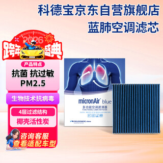 Freudenberg (micronair) blue lung air conditioning filter bl408 is suitable for seal frigate 07 song plus denza n7 (square filter element)