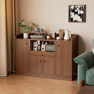 Ouyilang tea cabinet dining cabinet locker living room office wall corner cabinet storage small vertical cabinet tea cabinet storage rack