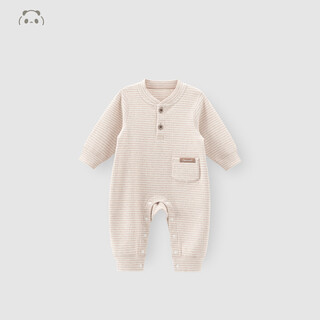 Good bear infant long sleeve jumpsuit spring and autumn male and female baby home boneless pajamas stretchy romper suit kabai hengjian 90cm