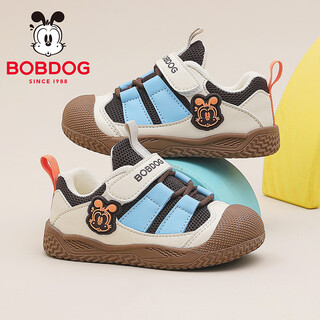 Bobdog children's shoes mesh baby shoes children's functional shoes boys spring toddler shoes 102361009 meters / ancient tree brown 25