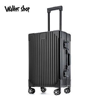 Walker shop brand selection luggage full aluminum magnesium alloy trolley case business travel carry-on case large capacity suitcase black 29 inches